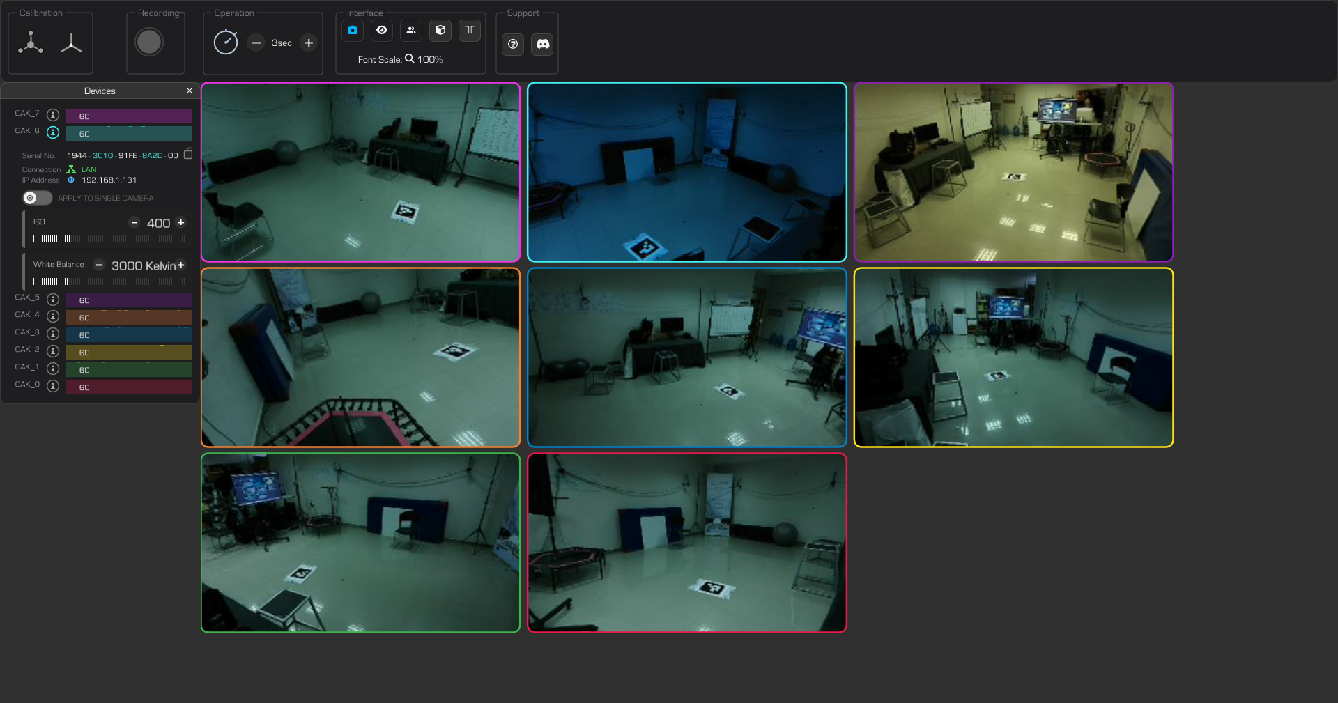 Live 3D previsualization in Moverse Capture Studio