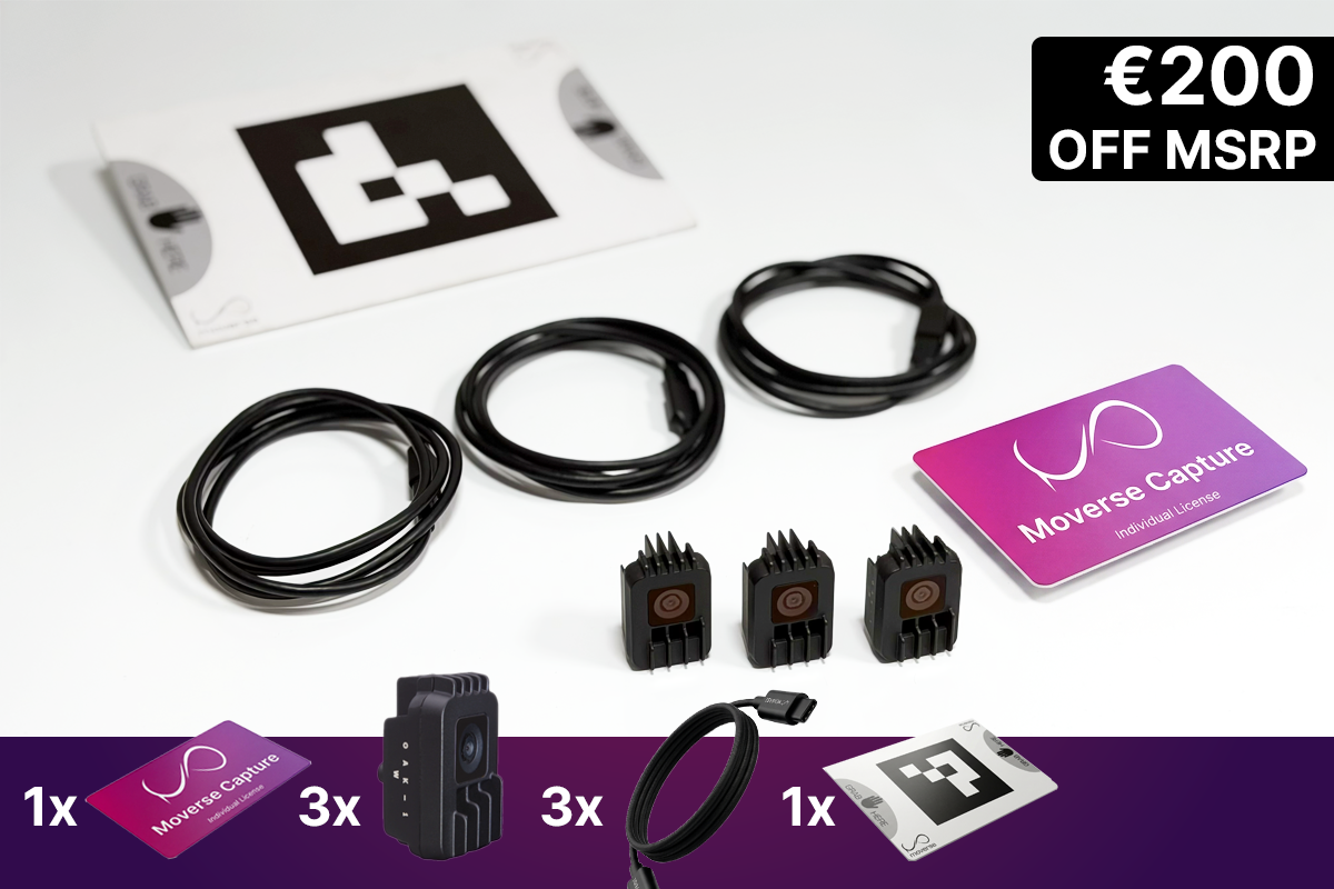 Moverse Capture for VRChat - 3 Camera Full Kit